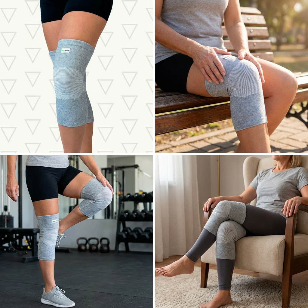 HerbaKnee Premium Bamboo Knee Sleeve