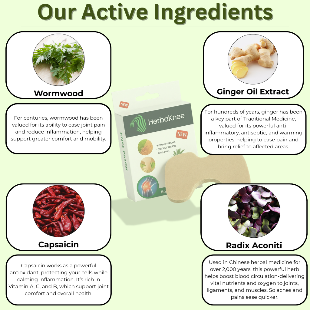 HerbaKnee Pain Relief Patch