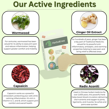 HerbaKnee Pain Relief Patch