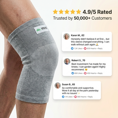 HerbaKnee Premium Bamboo Knee Sleeve