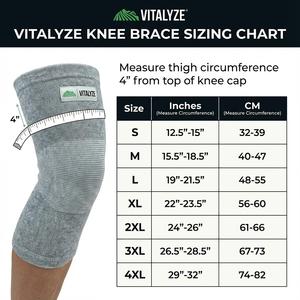 HerbaKnee Premium Bamboo Knee Sleeve