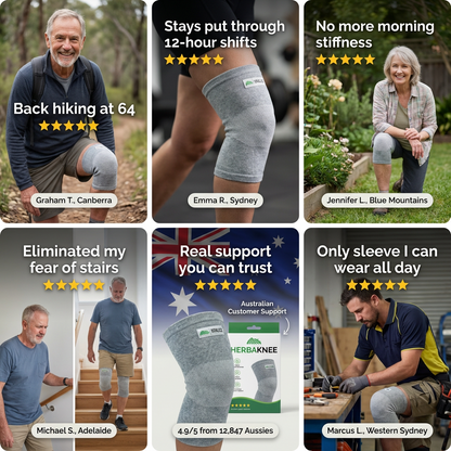 HerbaKnee Premium Bamboo Knee Sleeve